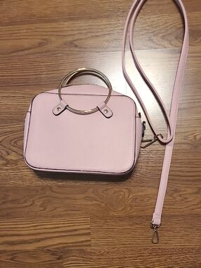 La Terre Vegan Pink Bangle Clutch  Purse